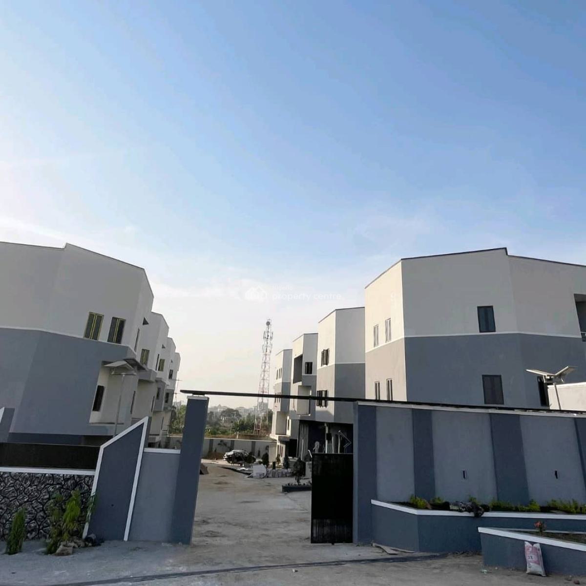 Newly Built Exclusive Mini Estate with 5 Bedroom Terrace Duplex and 2, Wuye, Abuja, House for Sale