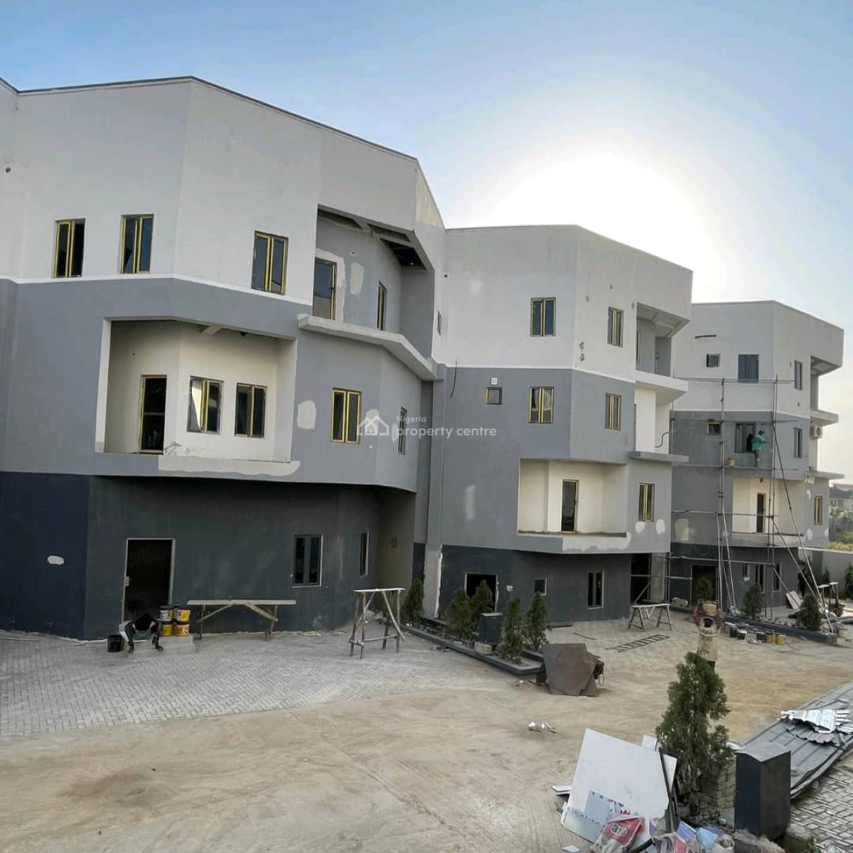 Newly Built Exclusive Mini Estate with 5 Bedroom Terrace Duplex and 2, Wuye, Abuja, House for Sale