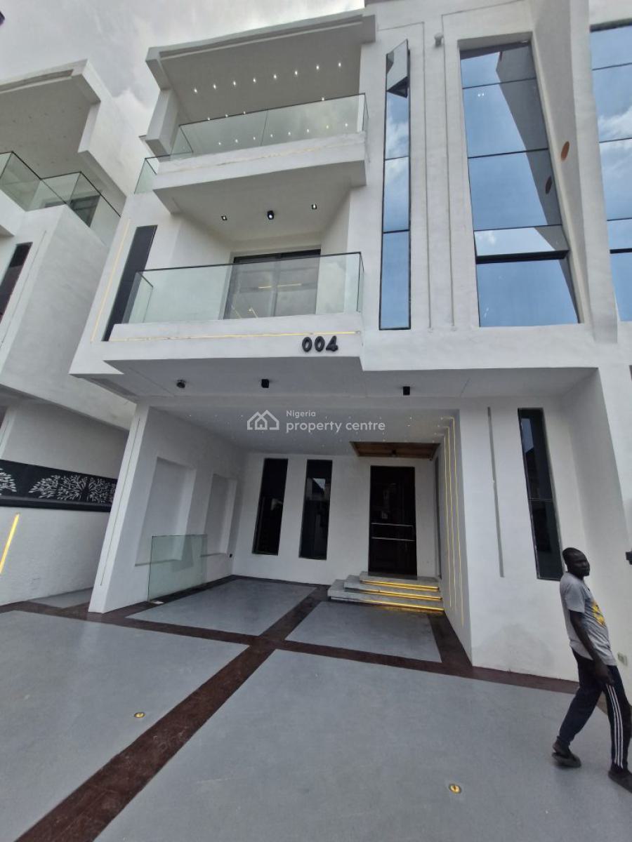 Fully Automated 4 Bedroom Luxury Duplex with Bq on Two Floors, Agungi, Lekki, Lagos, Semi-detached Duplex for Sale