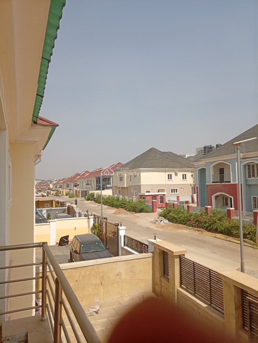 Brand New 4 Bedroom Semi Detached Duplex with 2 Rooms Bq, Guzape District, Abuja, Detached Duplex for Rent