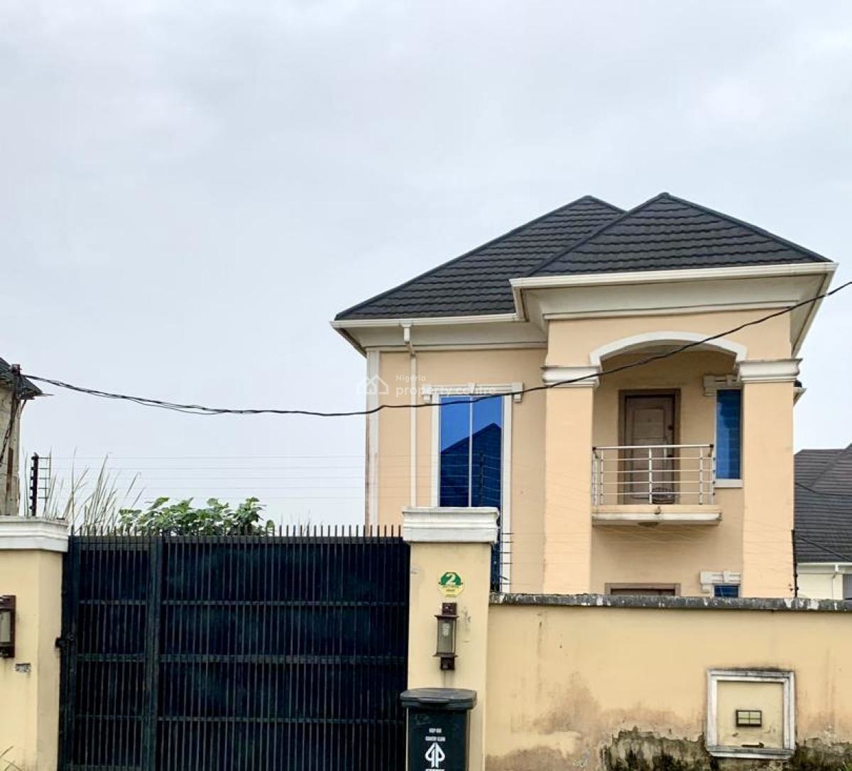 Spacious 2 in a Compound with Solar Inverter, Sangotedo, Ajah, Lagos, Flat / Apartment for Rent