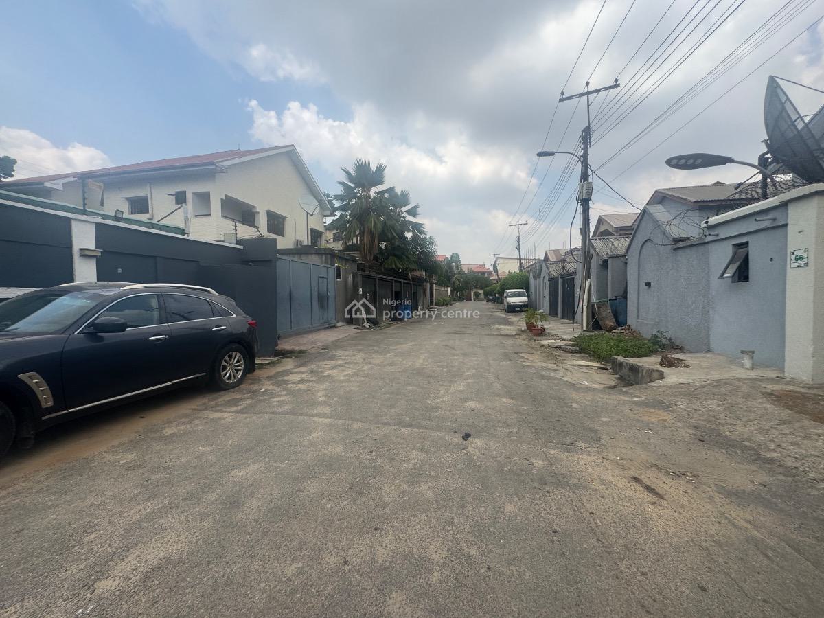 Land in a Secured & Gated Environment with a 4bedroom Bungalow, Secured & Gated Environment, Allen, Ikeja, Lagos, Residential Land for Sale