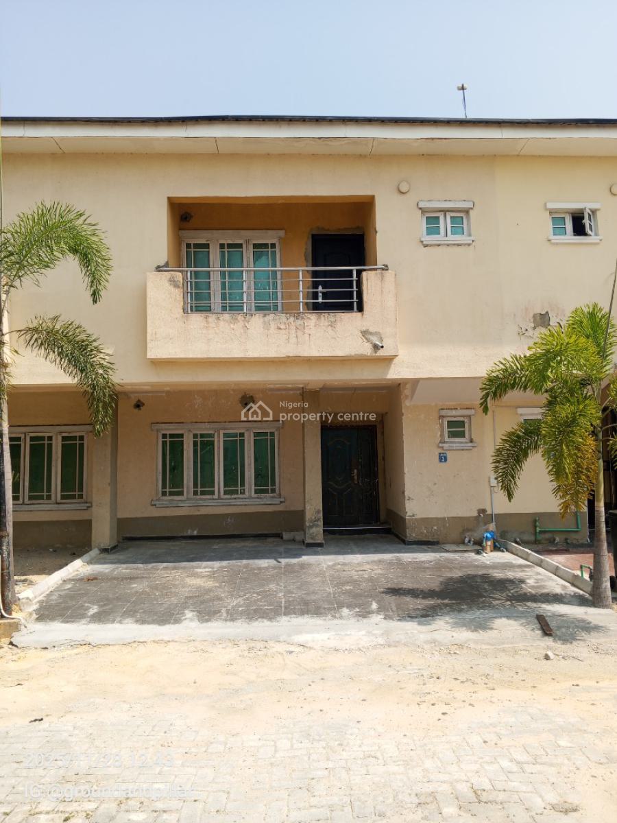 Relatively New 3 Bedroom Terrace Duplex, Lekki Garden Phase5, After Abraham Adesanya, By Atlantic Layout Estate, Ajah, Lagos, Terraced Duplex for Sale
