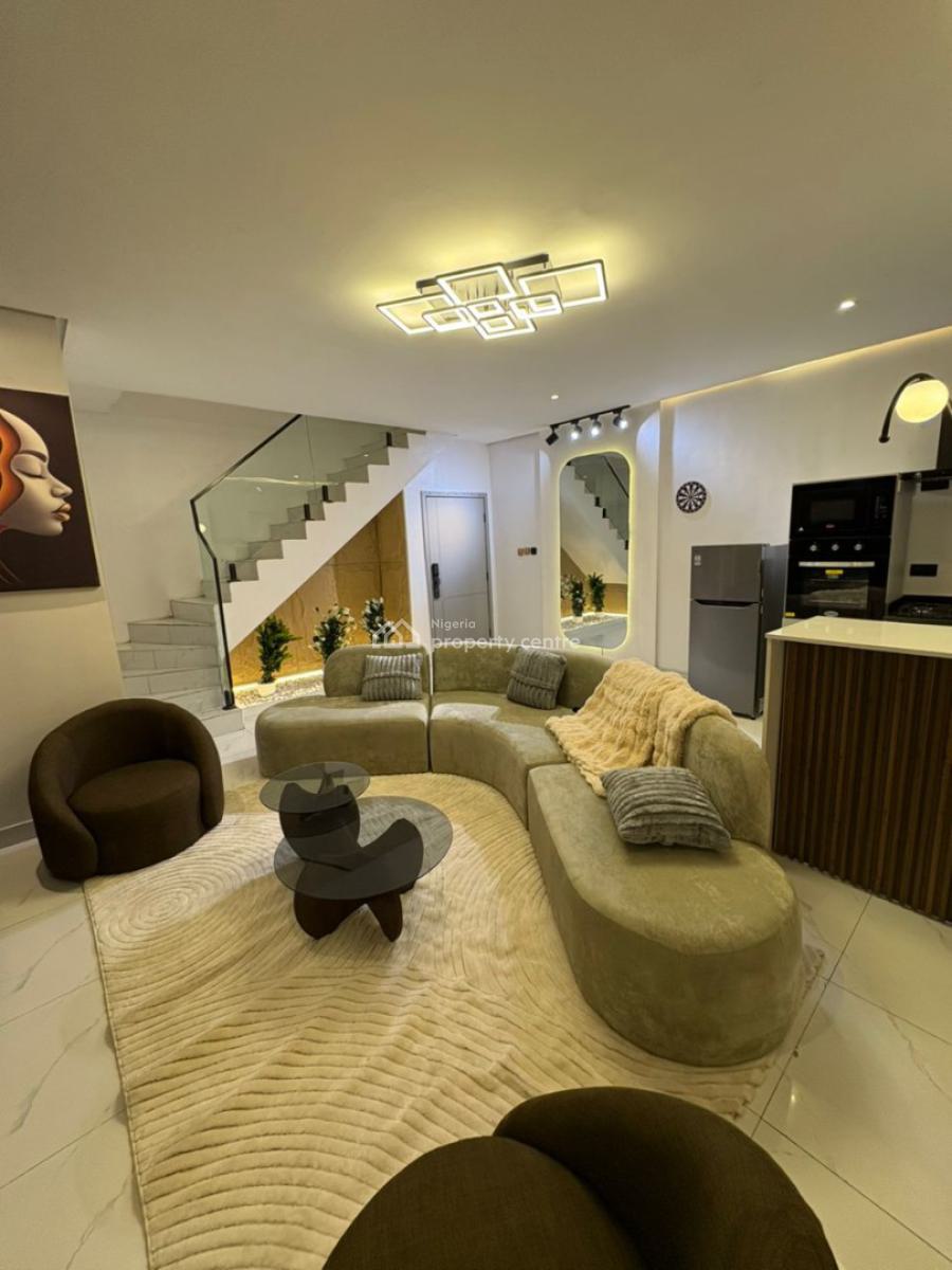 Luxury Newly Launched 2 Bedroom Maisonette with Pool, Gym, Elevator Et, Lekki Phase 1, Lekki, Lagos, Flat / Apartment Short Let