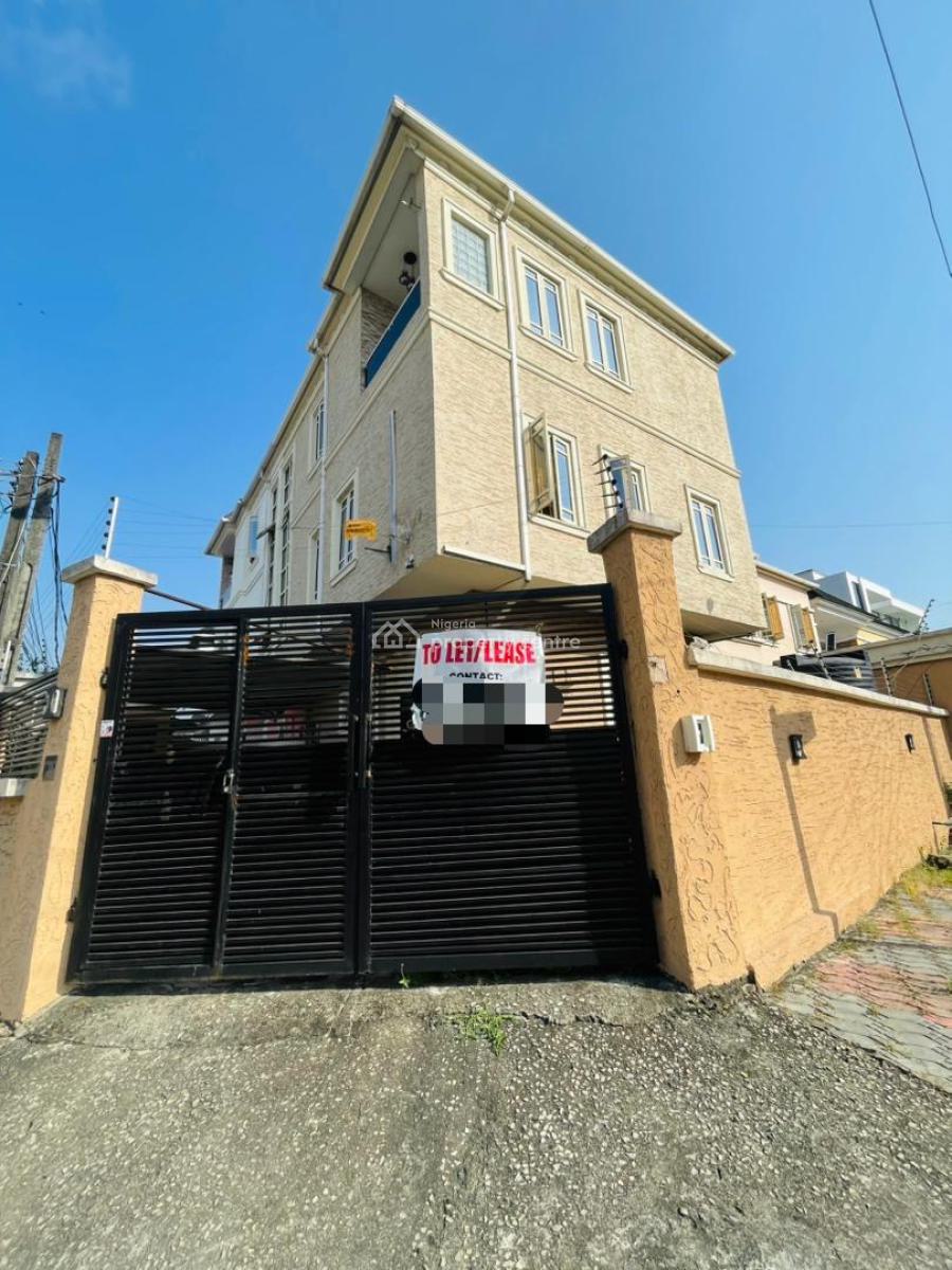 Self Compound Luxury 4 Bedroom Semi Detached Duplex with a Bq, Chevron, Lekki, Lagos, Semi-detached Duplex for Rent