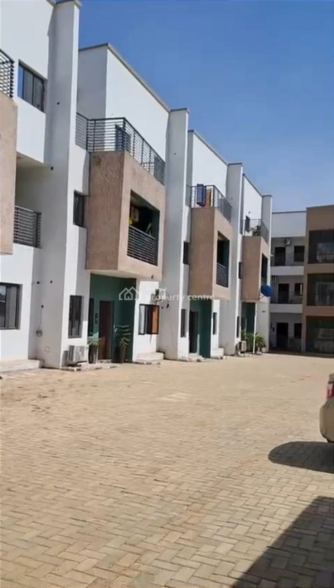 4bedrooms Terrace Duplex with Bq, By Airport Junction, Inside Capstone Estate, Jabi, Abuja, Terraced Duplex for Rent