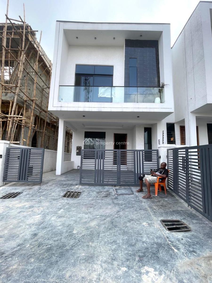 Luxury 4 Bedroom Semi Detached Duplex with Bq, Ikota, Lekki, Lagos, Detached Duplex for Sale