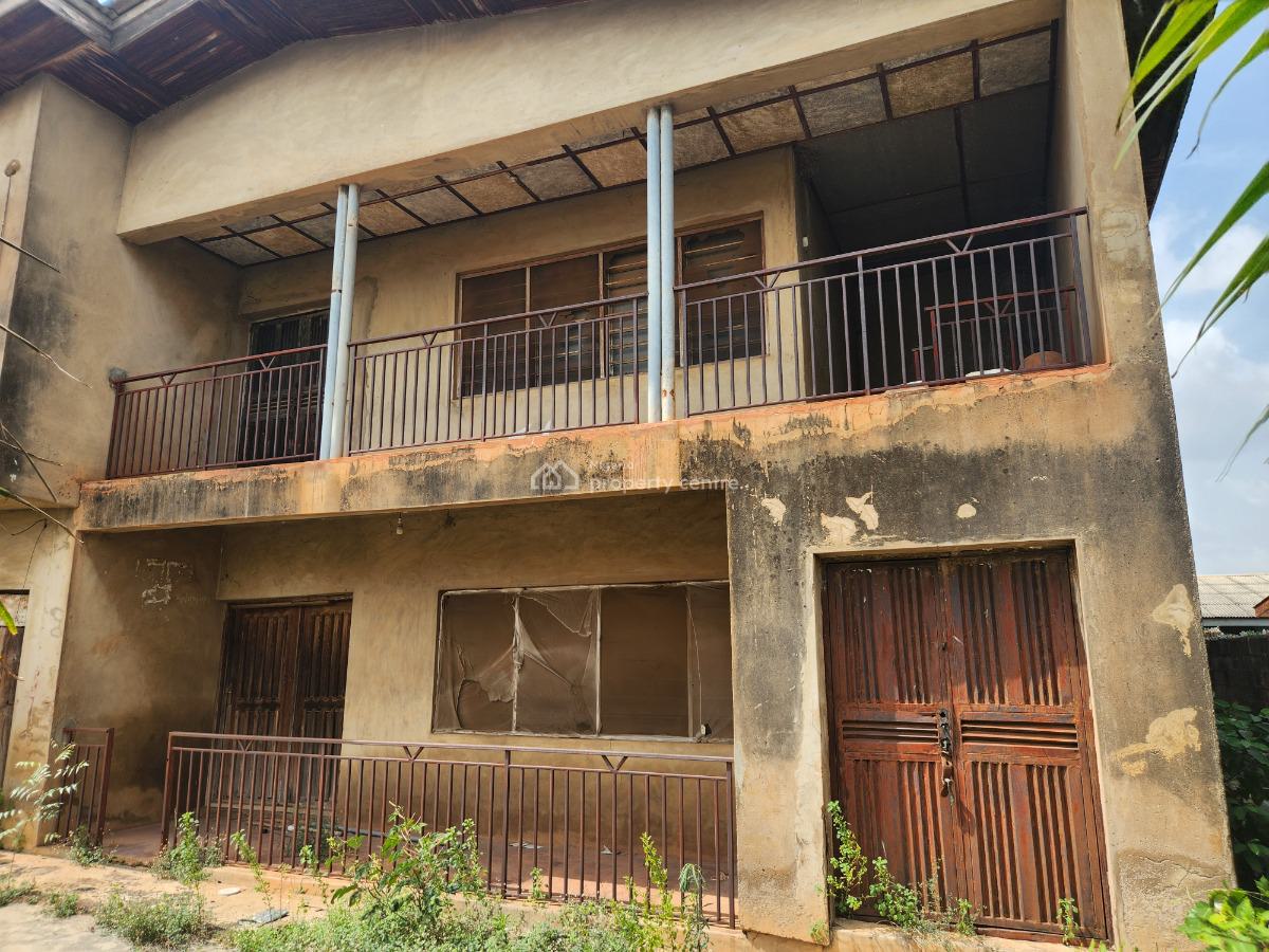 Strategic Twin 5 Bedroom Storey Building Near The Road, Kafolabi Area Near Alakia Junction New Ife Road, Alakia, Ibadan, Oyo, House for Sale