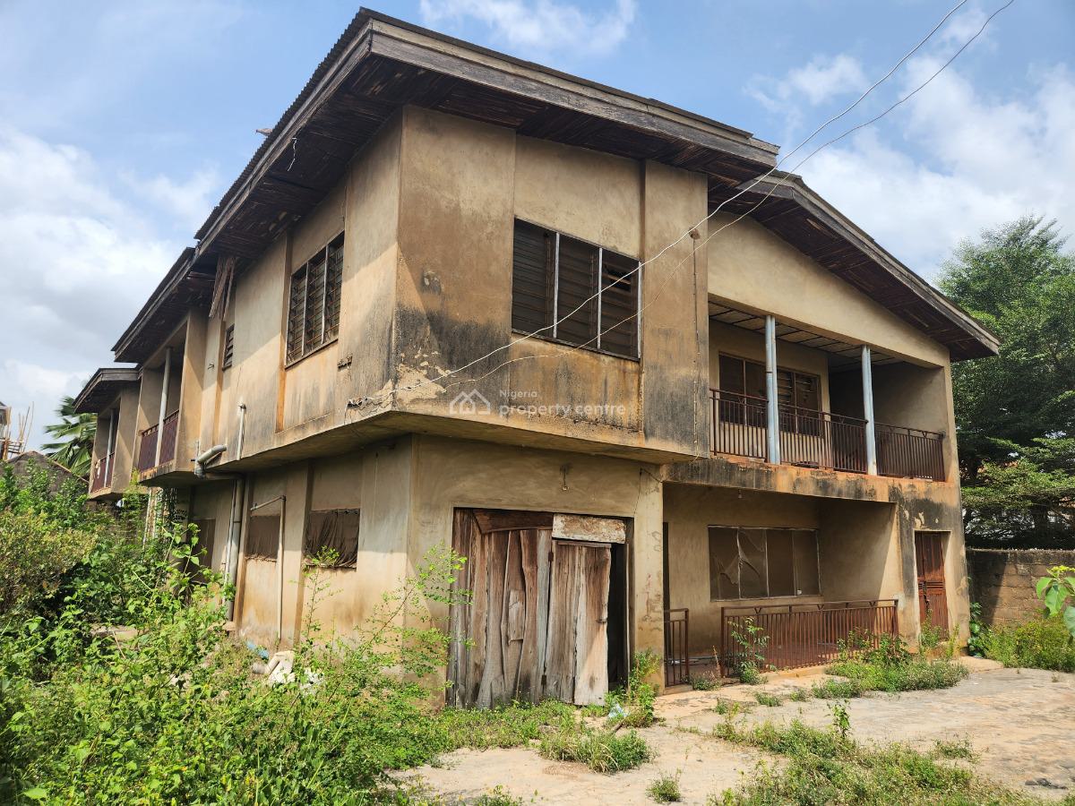 Strategic Twin 5 Bedroom Storey Building Near The Road, Kafolabi Area Near Alakia Junction New Ife Road, Alakia, Ibadan, Oyo, House for Sale