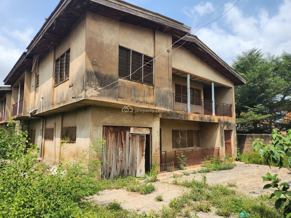 Strategic Twin 5 Bedroom Storey Building Near The Road, Kafolabi Area Near Alakia Junction New Ife Road, Alakia, Ibadan, Oyo, House for Sale