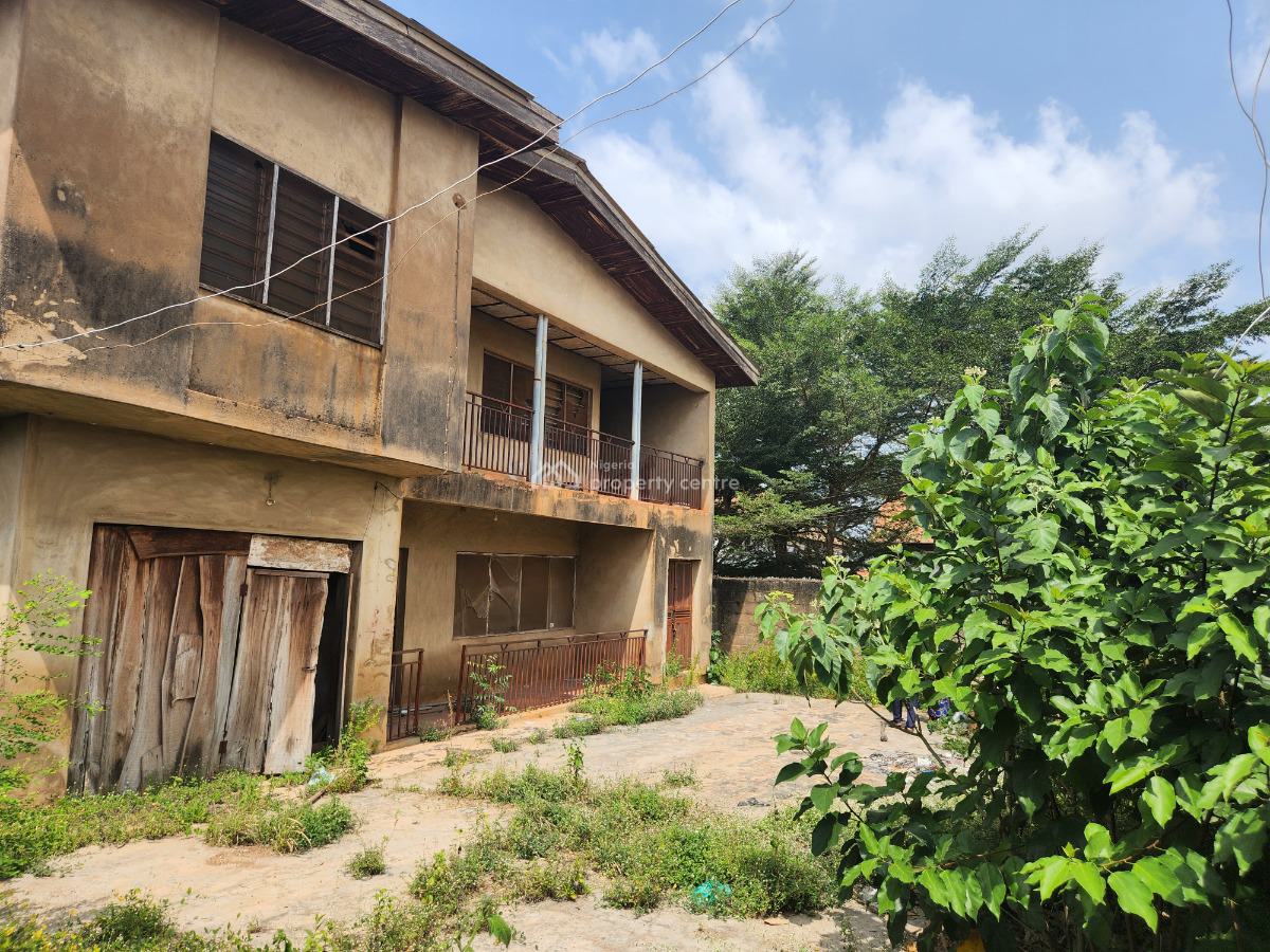 Strategic Twin 5 Bedroom Storey Building Near The Road, Kafolabi Area Near Alakia Junction New Ife Road, Alakia, Ibadan, Oyo, House for Sale