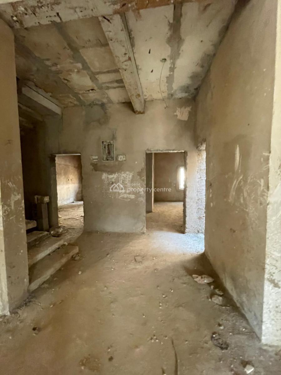 Semi Finished 4 Bedroom Terrace Duplex, After Berger Clinic, Life Camp, Abuja, Terraced Duplex for Sale