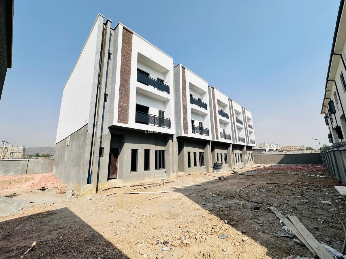 a Brand New Spacious 4-bedroom Terrace Duplex + 1bq, Jahi District Abuja (video of The House Is Attached), Jahi, Abuja, Terraced Duplex for Sale