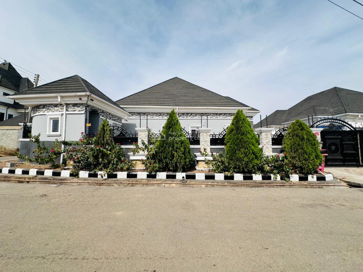 a Well-built Spacious 4-bedroom Detached Bungalow + 2bqs, Efab Queens Estate, Karsana Abuja ( Video Is Attached), Karsana, Abuja, Detached Bungalow for Sale