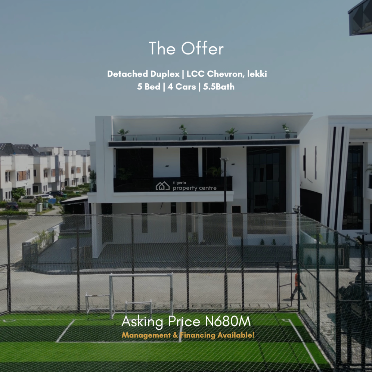 Luxury 5 Bedroom House with Private Pool and Cinema, Lekki Conservation Road, Chevron, Lekki Phase 2, Lekki, Lagos, Detached Duplex for Sale