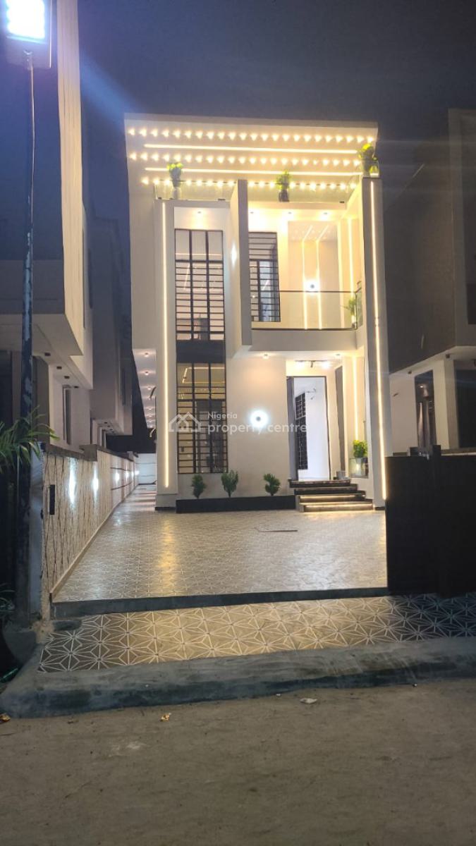 Luxury 5bedroom Fully Detached Duplex with Bq and Swimming Pool, Chevron, Lekki Phase 2, Lekki, Lagos, Detached Duplex for Sale
