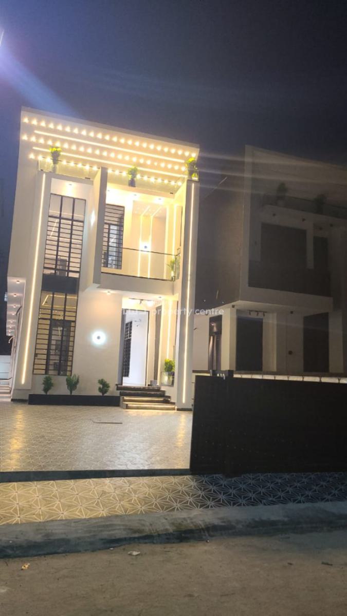 Luxury 5bedroom Fully Detached Duplex with Bq and Swimming Pool, Chevron, Lekki Phase 2, Lekki, Lagos, Detached Duplex for Sale