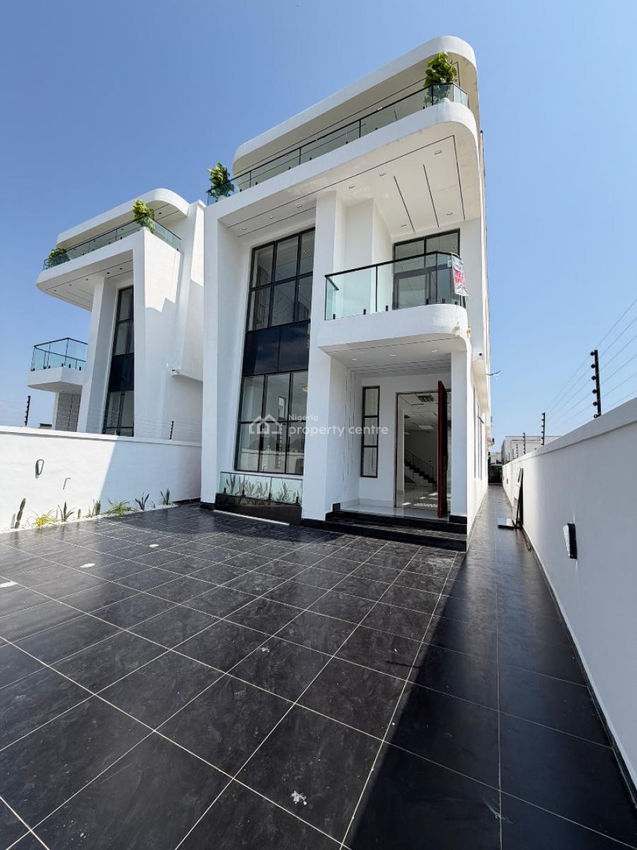 Impeccable Comtemporary Built 5 Bedroom Fully Detached Duplex + Pool, Chevron Toll Gate, Orchid Road, Lekki, Lagos, Detached Duplex for Sale
