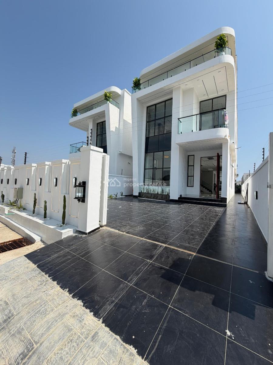 Impeccable Comtemporary Built 5 Bedroom Fully Detached Duplex + Pool, Chevron Toll Gate, Orchid Road, Lekki, Lagos, Detached Duplex for Sale