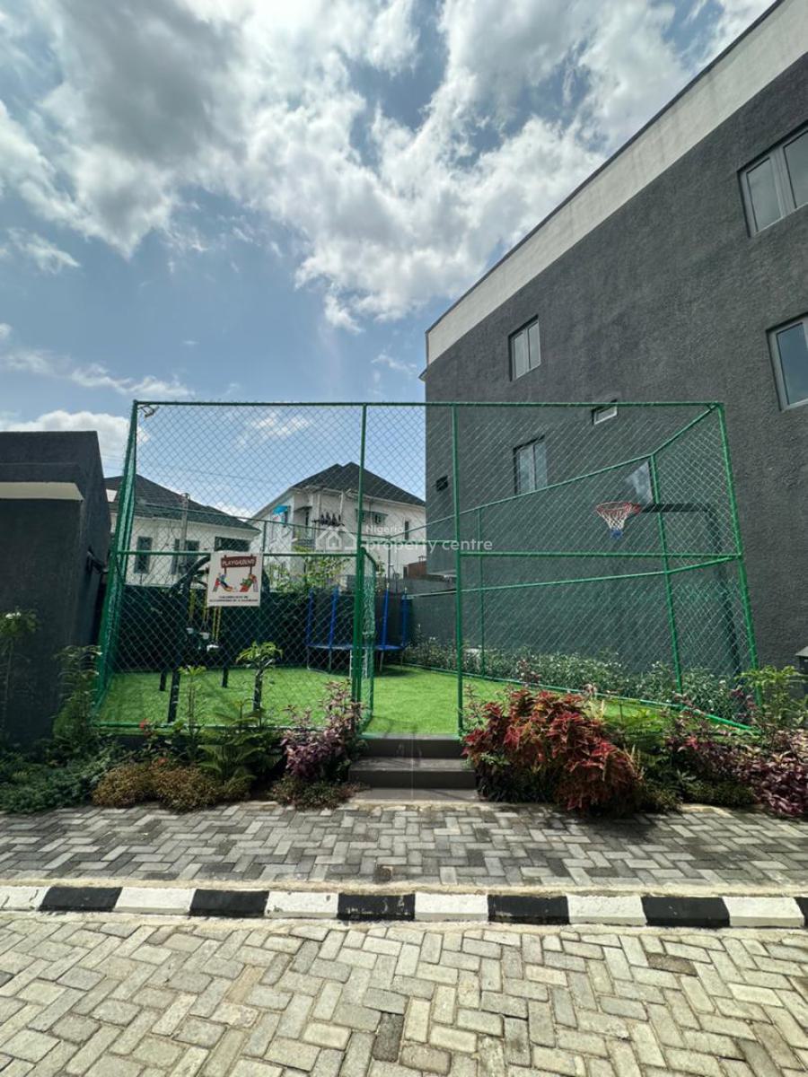 Elegantly Designed 4 Bedroom Terrace with Bq, Beautifully Designed Home with Bq, Pool, Gym in a Secured Estate, Ikate, Lekki, Lagos, Terraced Duplex for Sale