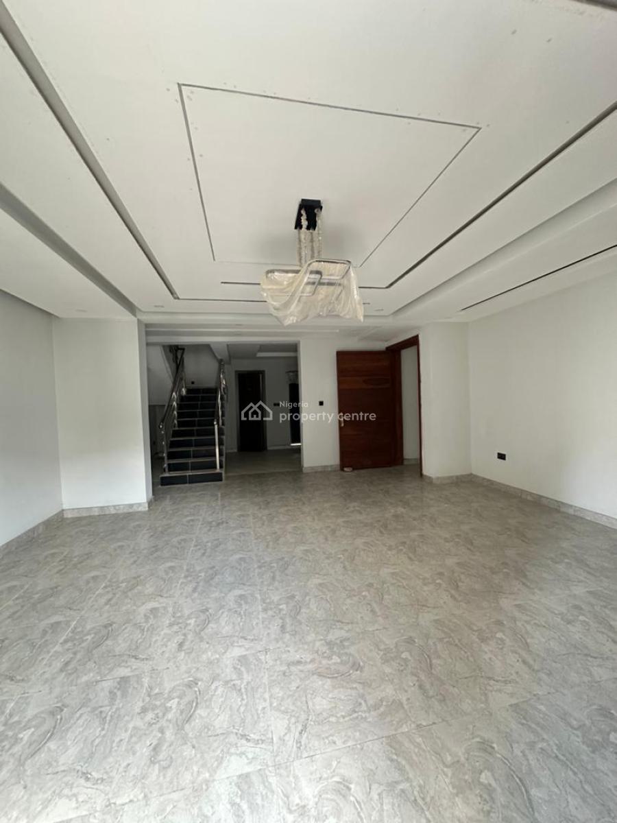 Elegantly Designed 4 Bedroom Terrace with Bq, Beautifully Designed Home with Bq, Pool, Gym in a Secured Estate, Ikate, Lekki, Lagos, Terraced Duplex for Sale