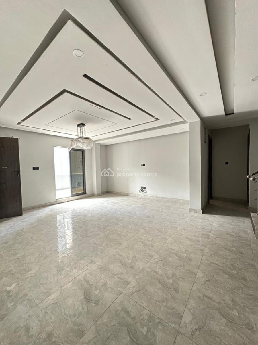 Elegantly Designed 4 Bedroom Terrace with Bq, Beautifully Designed Home with Bq, Pool, Gym in a Secured Estate, Ikate, Lekki, Lagos, Terraced Duplex for Sale