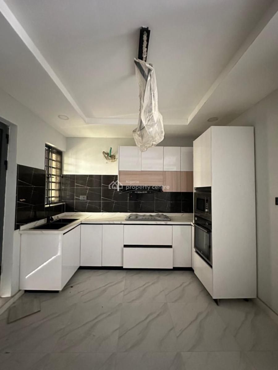 Elegantly Designed 4 Bedroom Terrace with Bq, Beautifully Designed Home with Bq, Pool, Gym in a Secured Estate, Ikate, Lekki, Lagos, Terraced Duplex for Sale