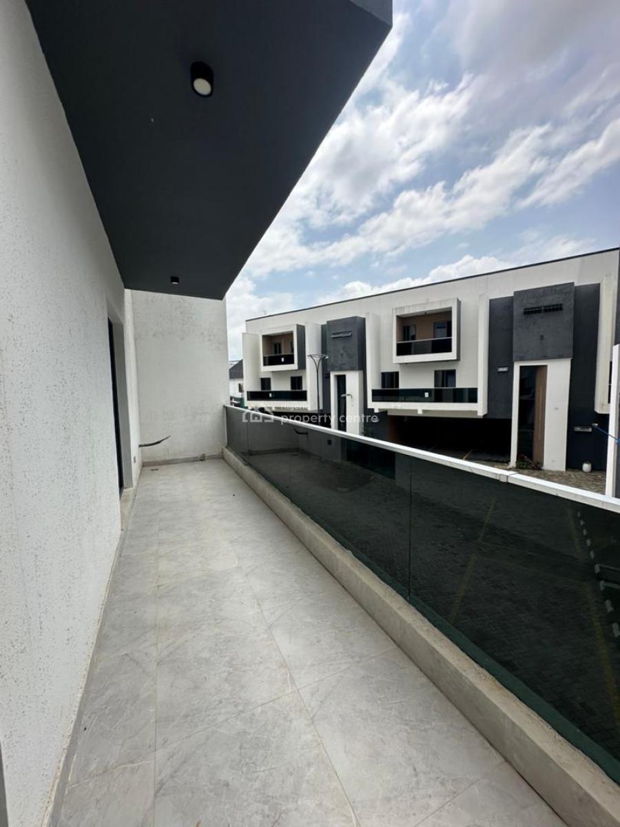 Elegantly Designed 4 Bedroom Terrace with Bq, Beautifully Designed Home with Bq, Pool, Gym in a Secured Estate, Ikate, Lekki, Lagos, Terraced Duplex for Sale