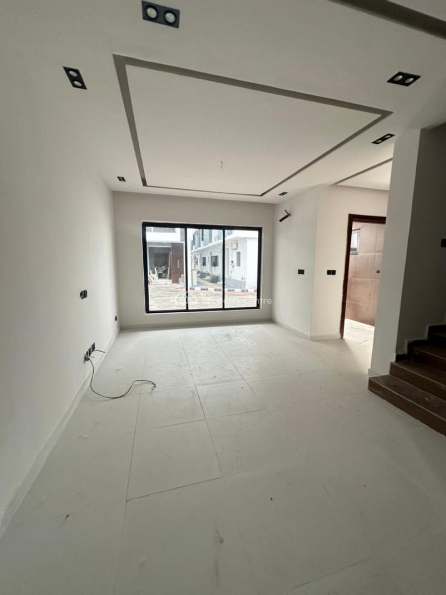 Contemporary 4 Bedroom Terrace Duplex with Bq, Gym, Pool, Contemporary Detailed Home with Study, Pool, Bq, Ikate, Lekki, Lagos, Terraced Duplex for Sale