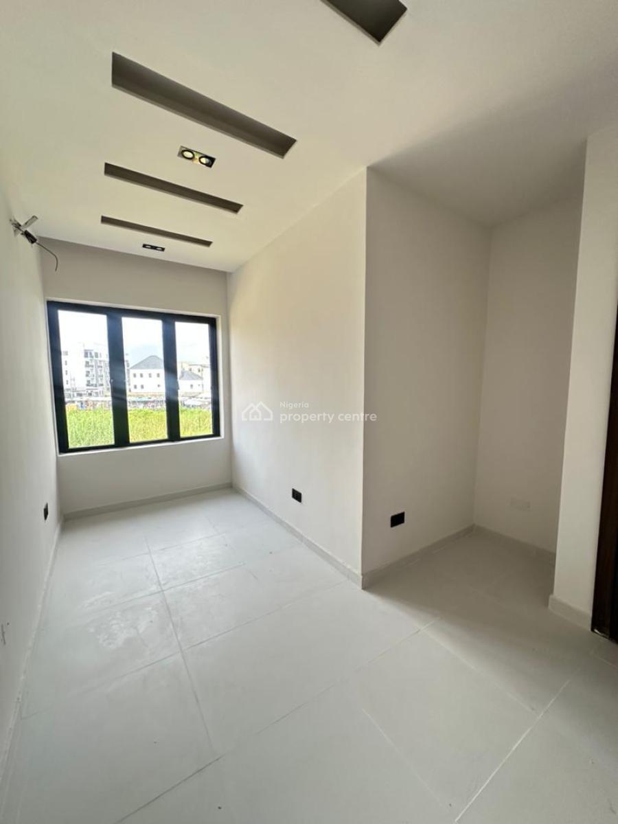 Contemporary 4 Bedroom Terrace Duplex with Bq, Gym, Pool, Contemporary Detailed Home with Study, Pool, Bq, Ikate, Lekki, Lagos, Terraced Duplex for Sale