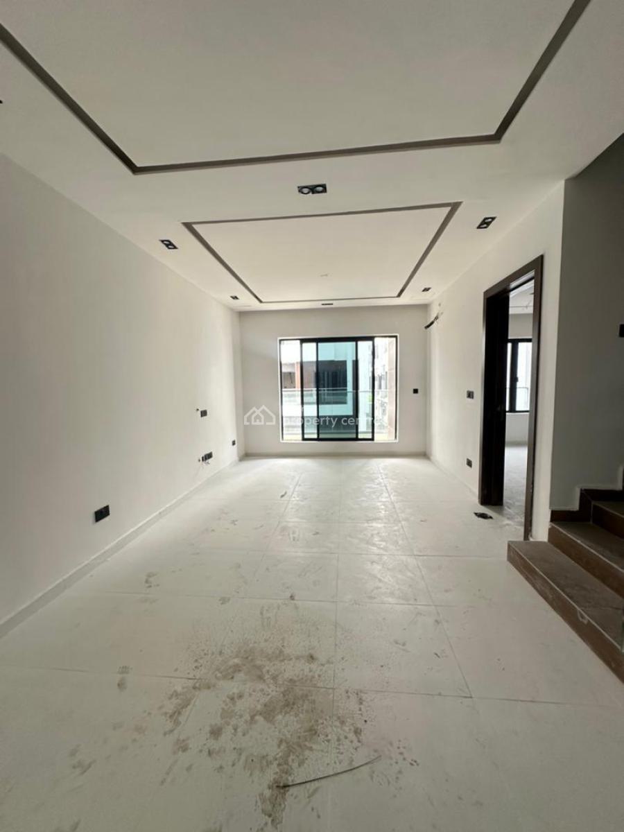 Contemporary 4 Bedroom Terrace Duplex with Bq, Gym, Pool, Contemporary Detailed Home with Study, Pool, Bq, Ikate, Lekki, Lagos, Terraced Duplex for Sale