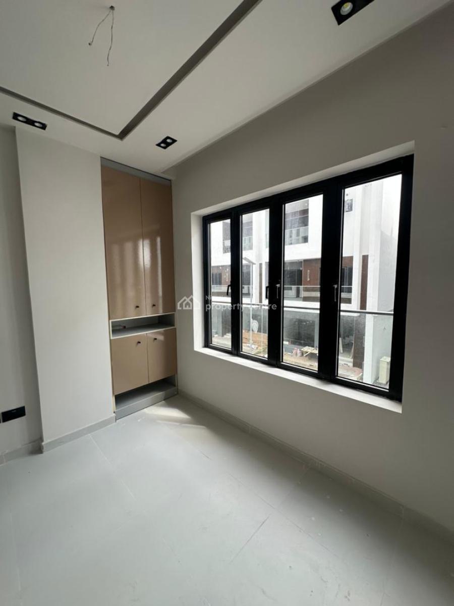 Contemporary 4 Bedroom Terrace Duplex with Bq, Gym, Pool, Contemporary Detailed Home with Study, Pool, Bq, Ikate, Lekki, Lagos, Terraced Duplex for Sale