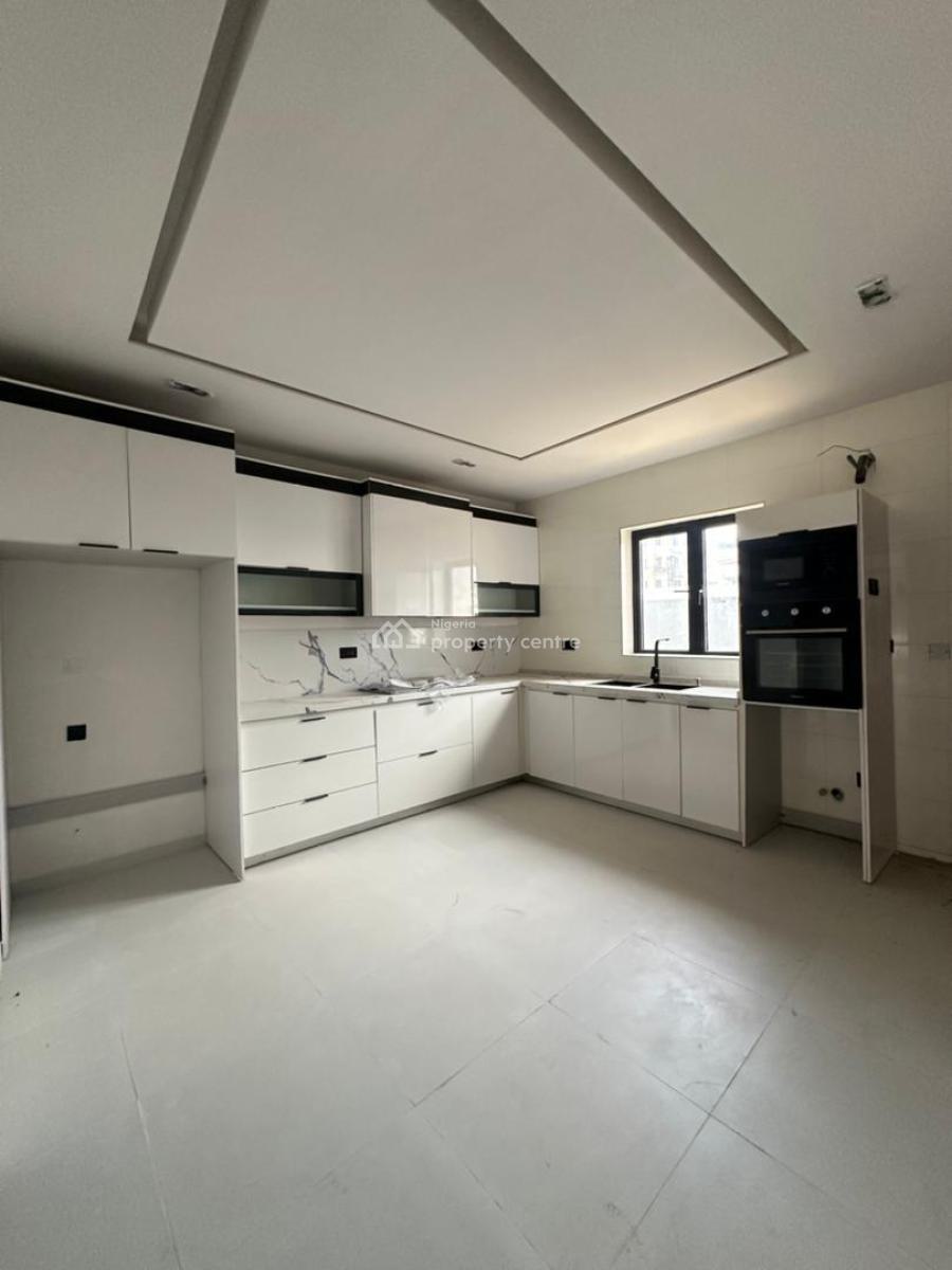 Contemporary 4 Bedroom Terrace Duplex with Bq, Gym, Pool, Contemporary Detailed Home with Study, Pool, Bq, Ikate, Lekki, Lagos, Terraced Duplex for Sale