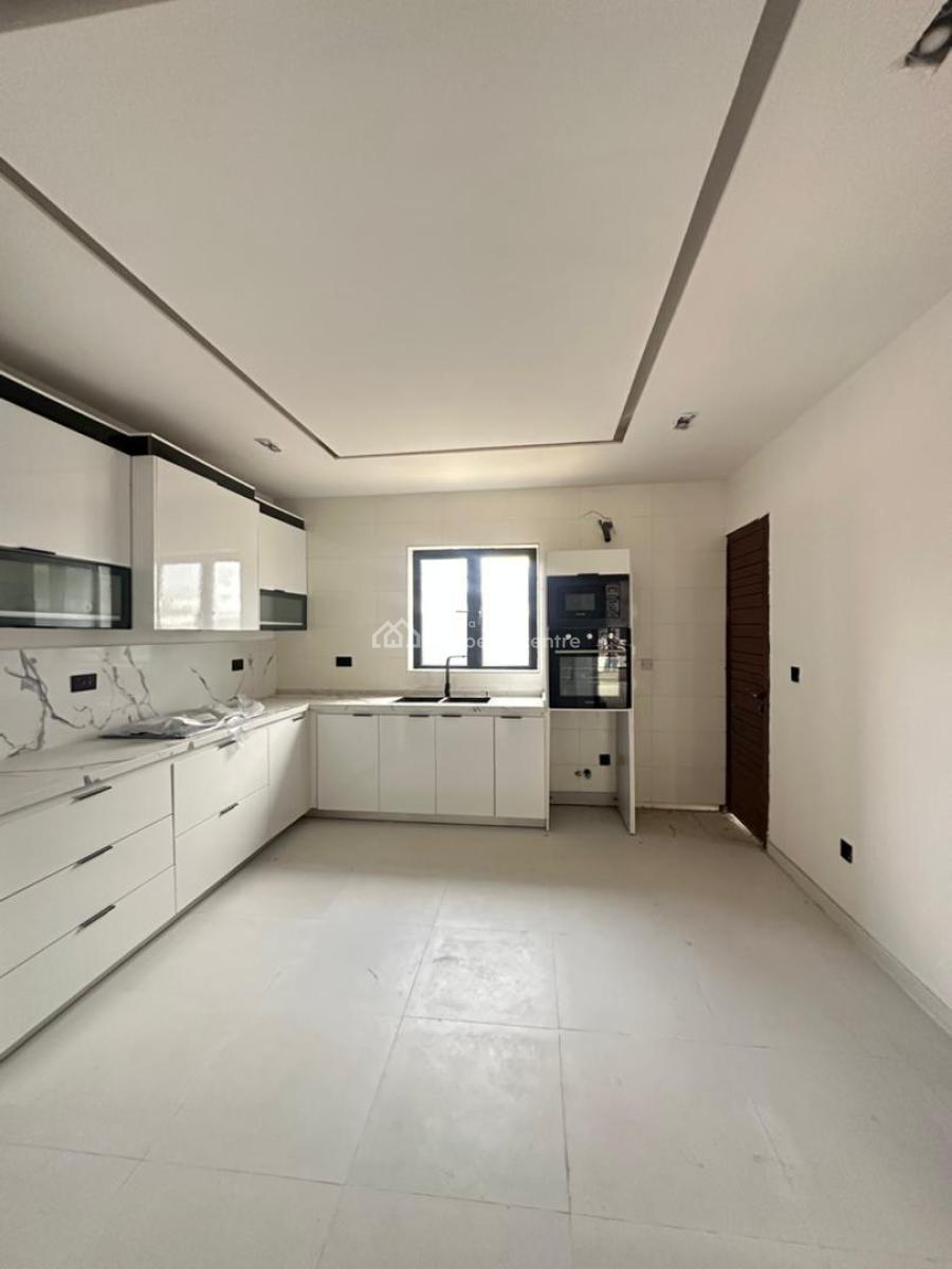 Contemporary 4 Bedroom Terrace Duplex with Bq, Gym, Pool, Contemporary Detailed Home with Study, Pool, Bq, Ikate, Lekki, Lagos, Terraced Duplex for Sale