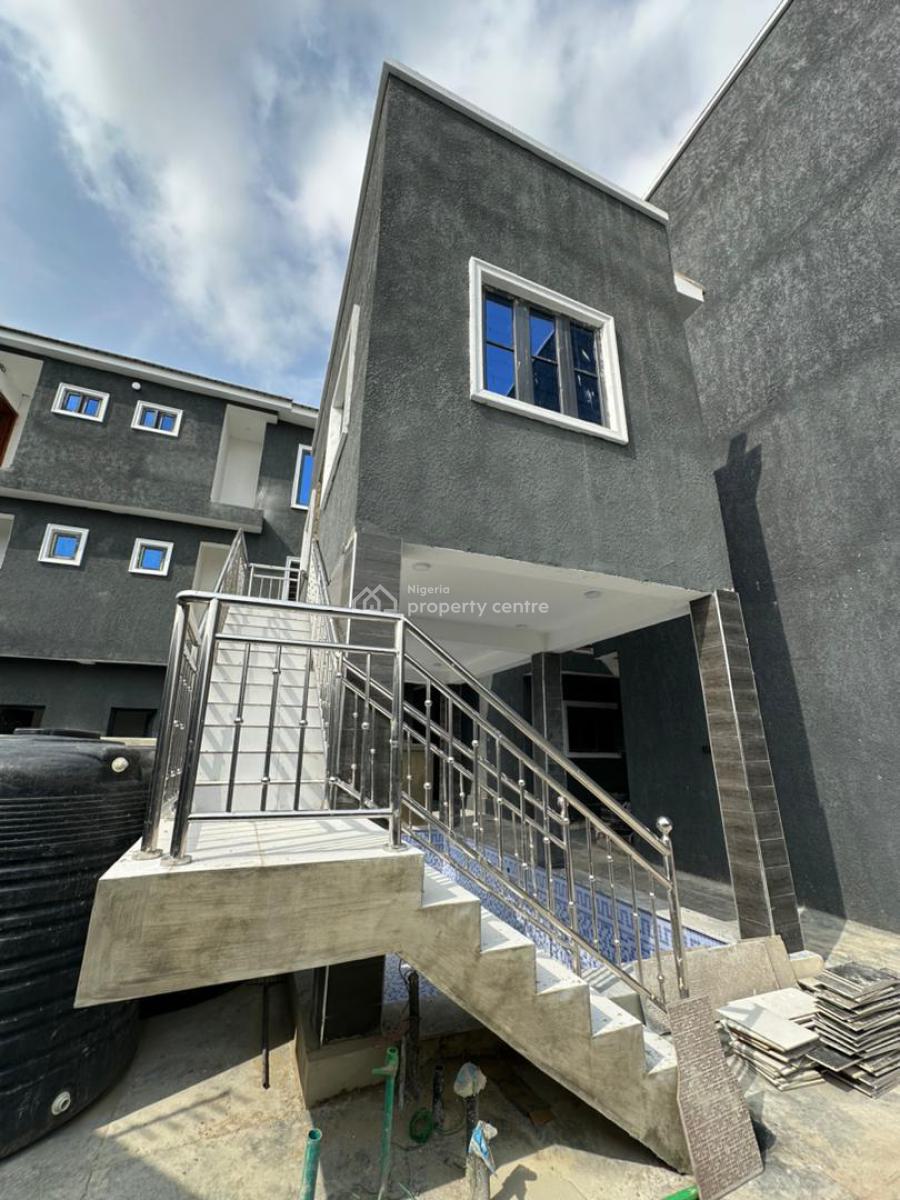 4 Bedroom Terrace + Bq  with Gym House and Pool, Exquisitely Designed Home with Bq, Gymhouse, Pool in an Estate, Ikate, Lekki, Lagos, Terraced Duplex for Sale