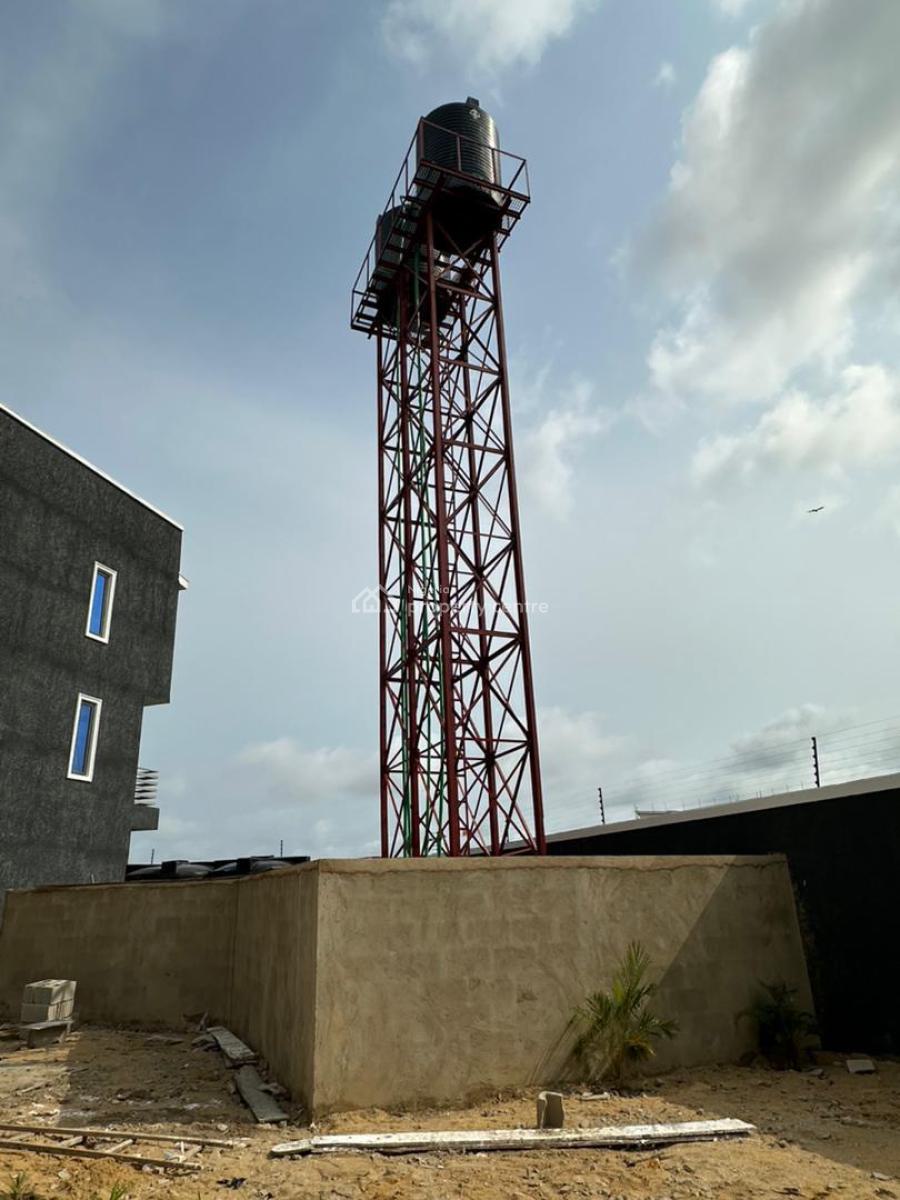 4 Bedroom Terrace + Bq  with Gym House and Pool, Exquisitely Designed Home with Bq, Gymhouse, Pool in an Estate, Ikate, Lekki, Lagos, Terraced Duplex for Sale