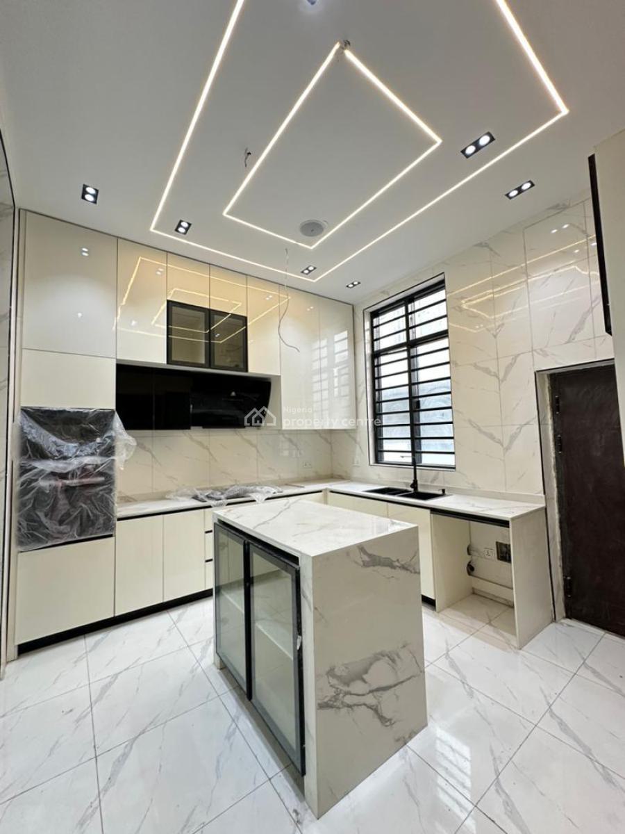 Smartly Built 4 Bedroom Terrace Duplex +bq, Smartly Designed Home with Bq in a Secured Estate, Off Kusenla, Ikate, Lekki, Lagos, Terraced Duplex for Sale