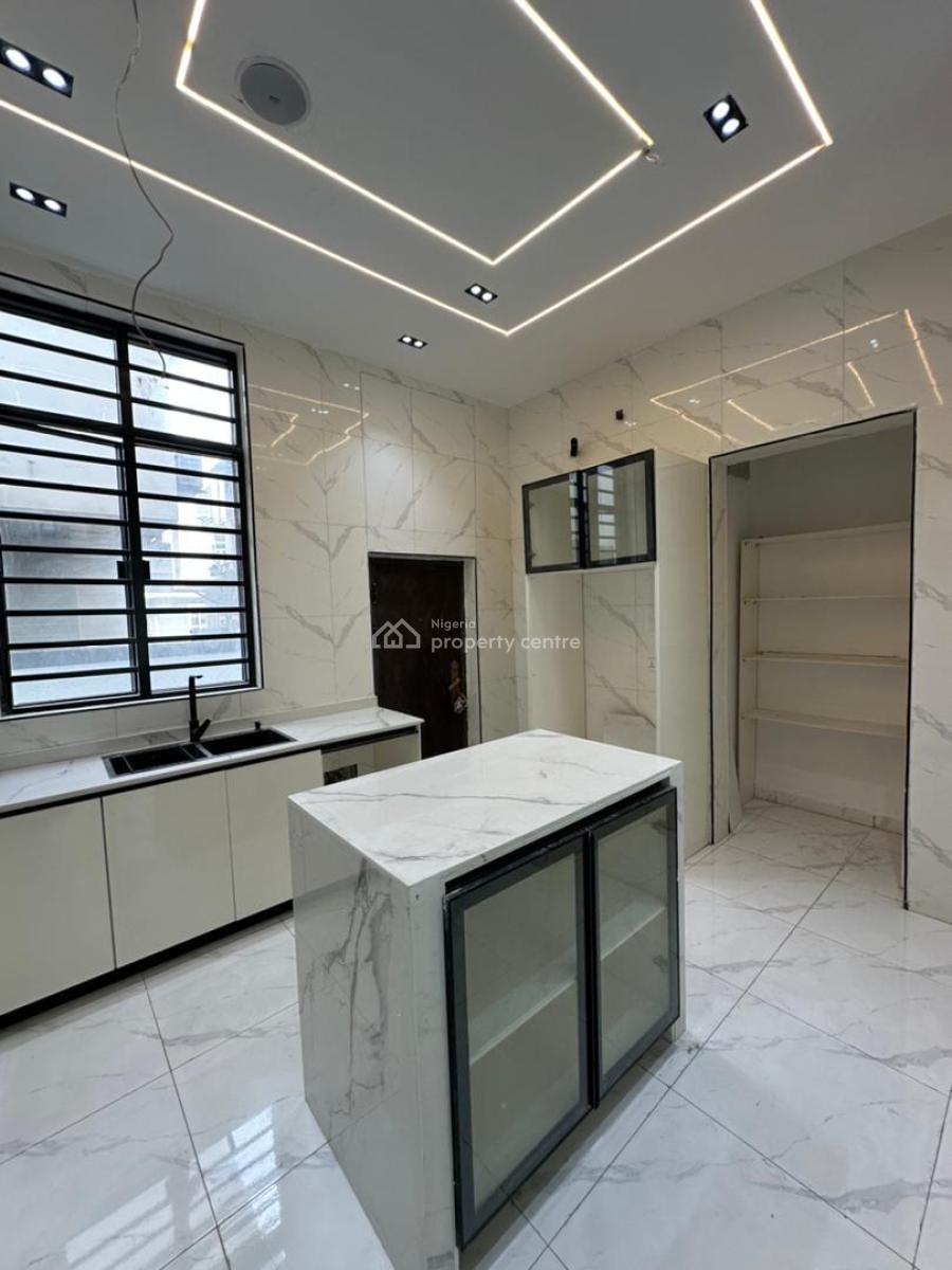 Smartly Built 4 Bedroom Terrace Duplex +bq, Smartly Designed Home with Bq in a Secured Estate, Off Kusenla, Ikate, Lekki, Lagos, Terraced Duplex for Sale