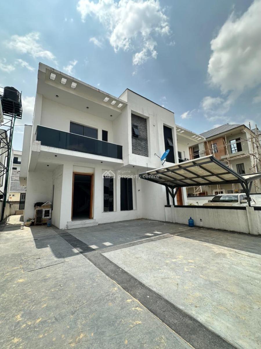 4 Bedroom Semi Detached + Bq -, Contemporary Detailed Home with Bq in a Secured Estate, Off Kusenla, Ikate, Lekki, Lagos, Semi-detached Duplex for Sale