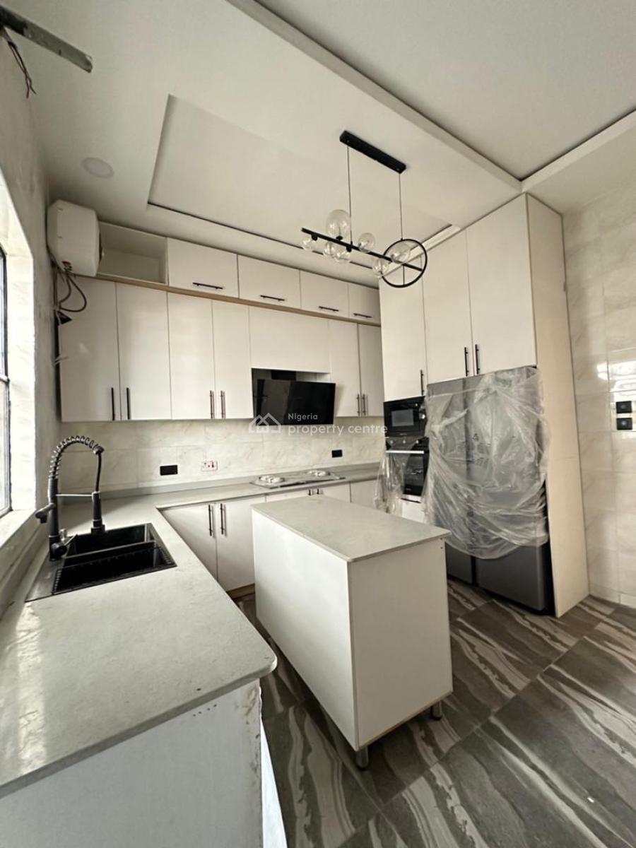 4 Bedroom Semi Detached + Bq -, Contemporary Detailed Home with Bq in a Secured Estate, Off Kusenla, Ikate, Lekki, Lagos, Semi-detached Duplex for Sale