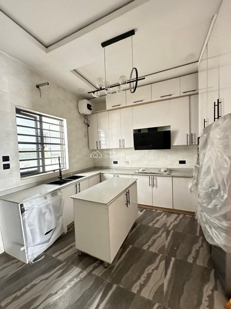 4 Bedroom Semi Detached + Bq -, Contemporary Detailed Home with Bq in a Secured Estate, Off Kusenla, Ikate, Lekki, Lagos, Semi-detached Duplex for Sale