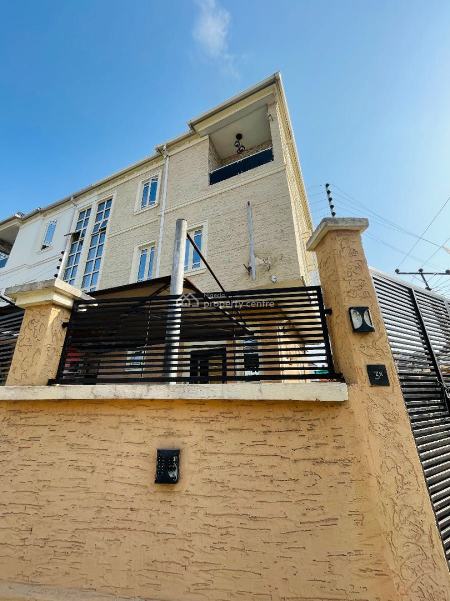 Luxury 4 Bedroom Self Compound Duplex with Bq, Chevron Drive, Lekki, Lagos, Semi-detached Duplex for Rent
