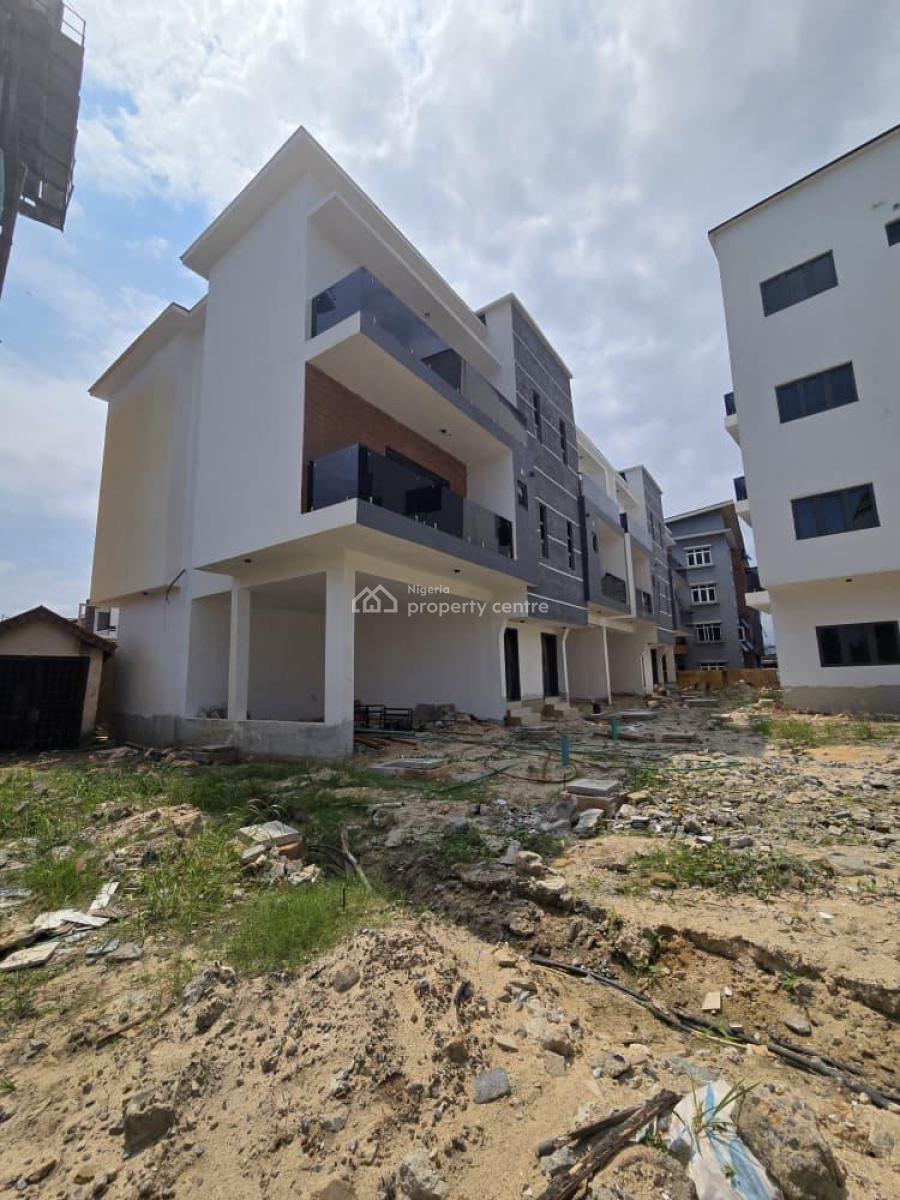 Stylish 4-bedroom Terrace Duplex with Modern Fittings, Ologolo, Lekki, Lagos, Terraced Duplex for Sale