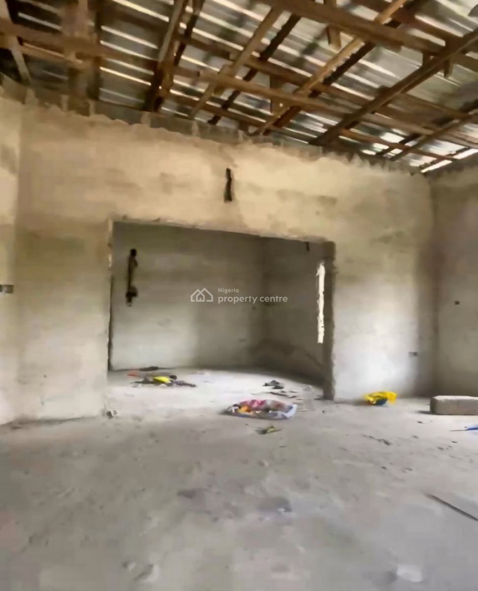 Carcass 4 Bedroom Duplex, Nta Road, Ozuoba, Port Harcourt, Rivers, Detached Duplex for Sale