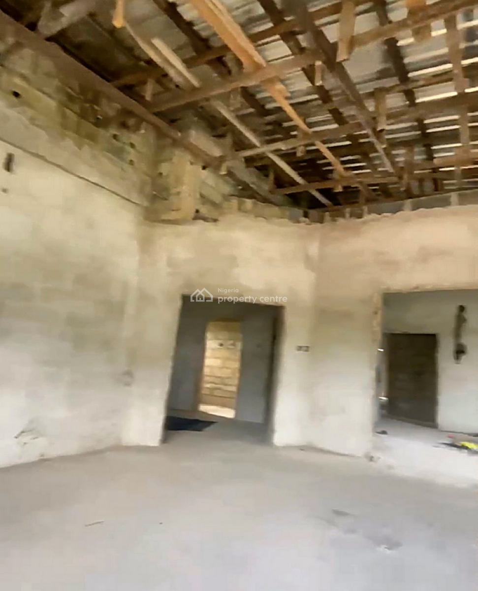 Carcass 4 Bedroom Duplex, Nta Road, Ozuoba, Port Harcourt, Rivers, Detached Duplex for Sale