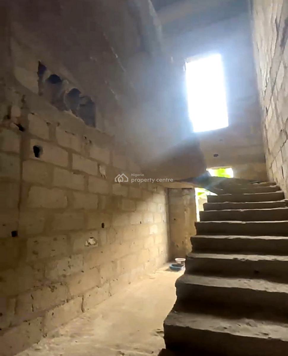 Carcass 4 Bedroom Duplex, Nta Road, Ozuoba, Port Harcourt, Rivers, Detached Duplex for Sale