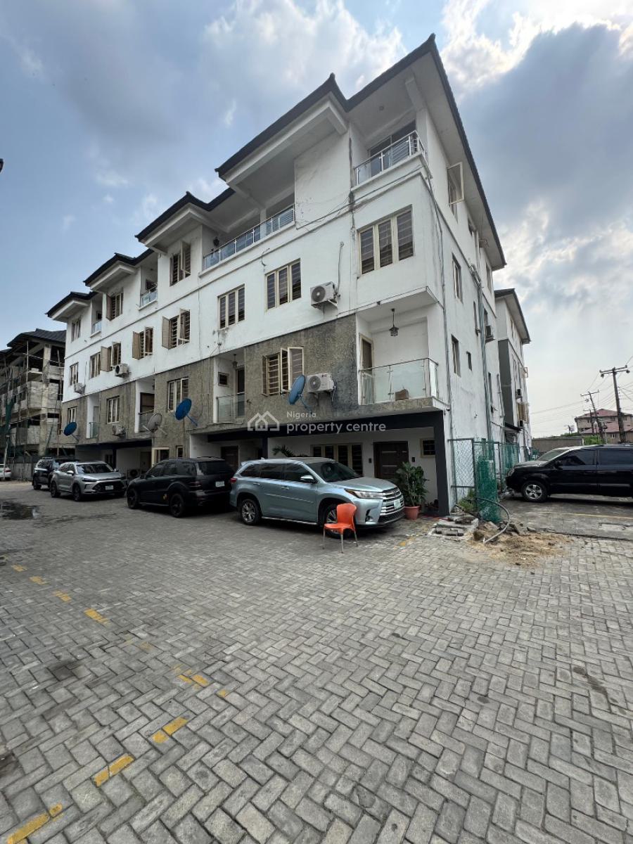 Very Solid 4 Bedrooms Terraced Duplex in a Private Estate, Surulere, Lagos, Terraced Duplex for Sale