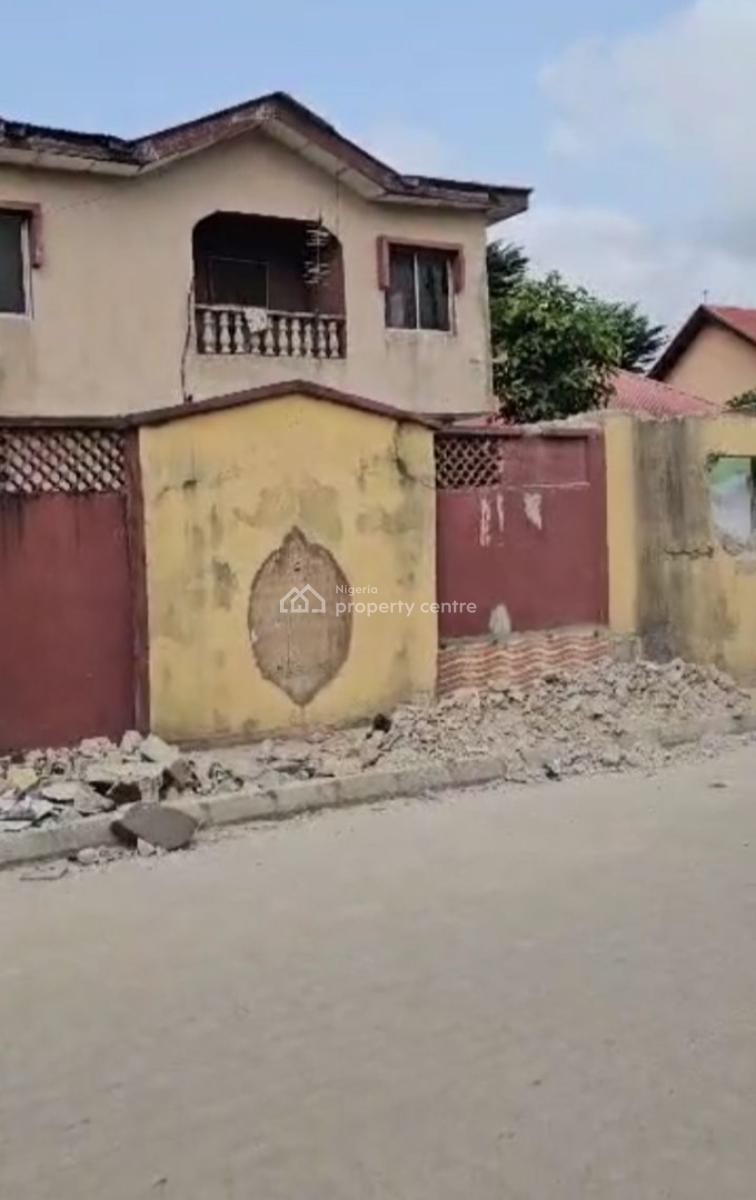 Full Plot of Land with Dilapidated Structure, Owolabi Street, Off Ago Palace Way, Okota, Isolo, Lagos, Land for Sale
