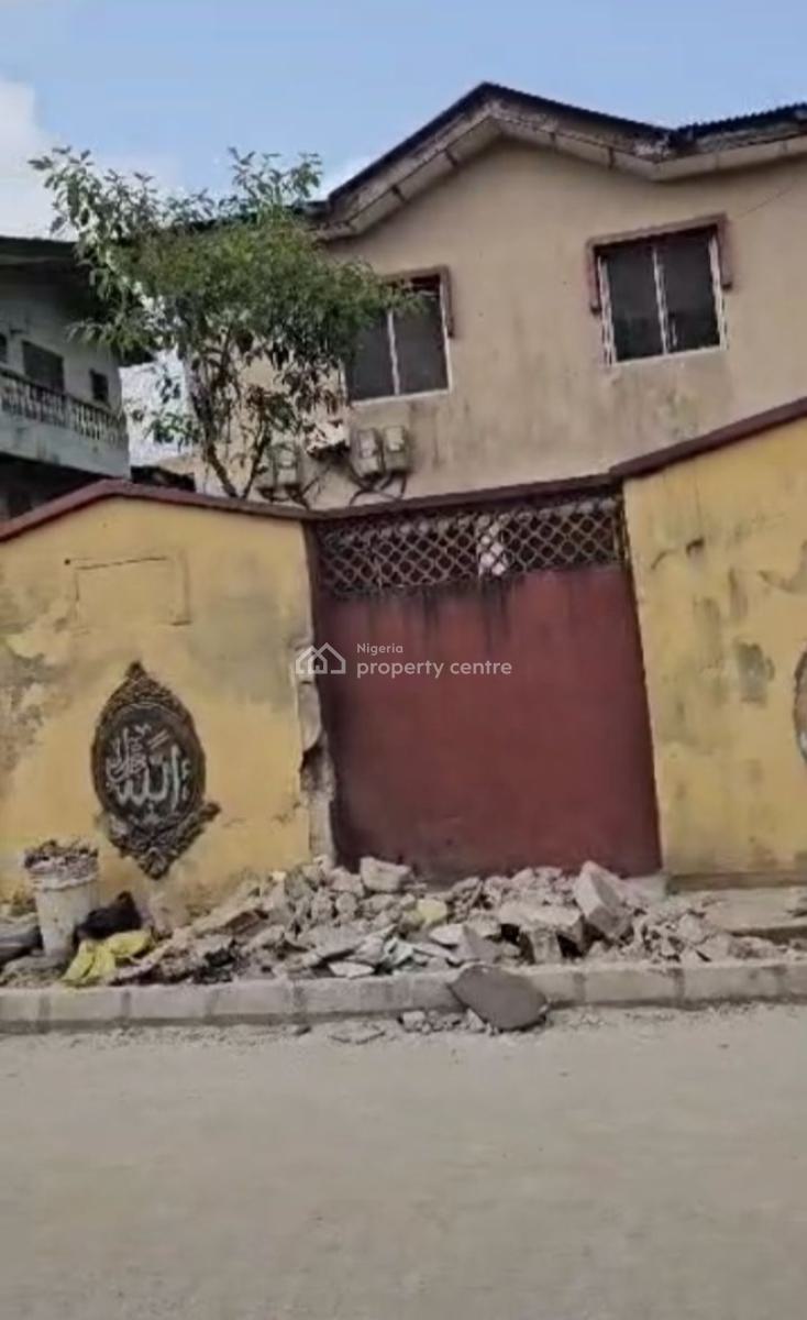 Full Plot of Land with Dilapidated Structure, Owolabi Street, Off Ago Palace Way, Okota, Isolo, Lagos, Land for Sale