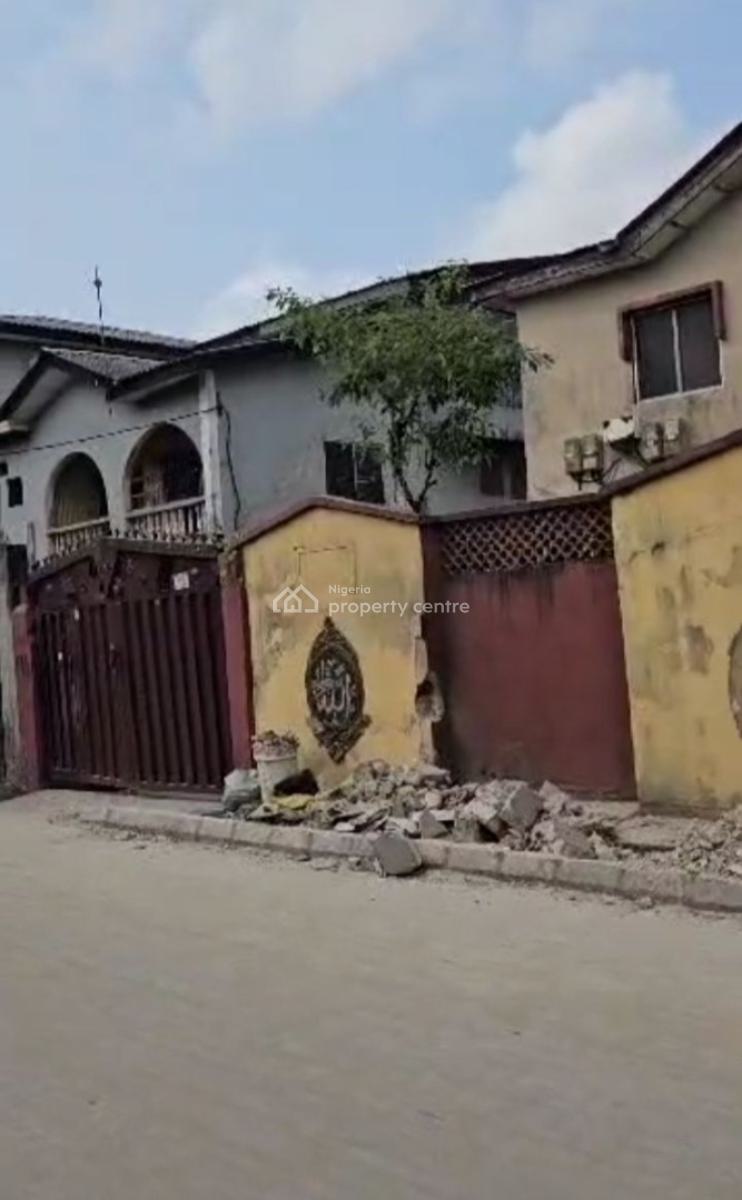 Full Plot of Land with Dilapidated Structure, Owolabi Street, Off Ago Palace Way, Okota, Isolo, Lagos, Land for Sale